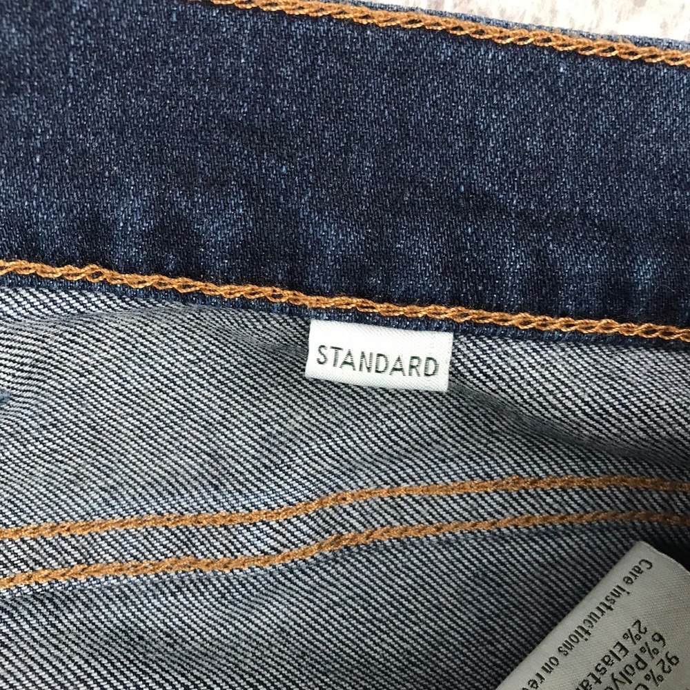 Tecovas Standard Jean Mens 36 (37x34) Dark Blue Straight Leg Stretch Denim - Picture 7 of 16